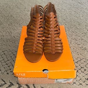 A.n.a Meadow Cognac Wedges
